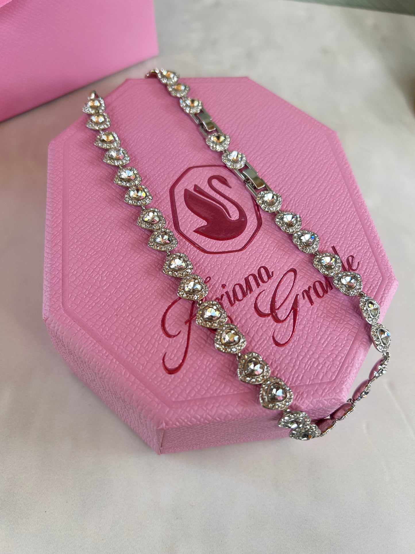 Collar de flor Swarovski