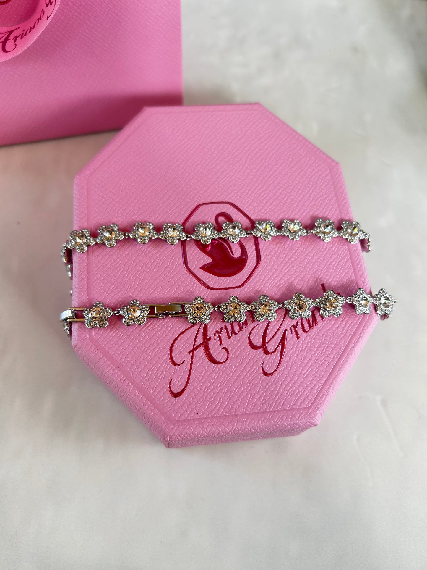 Collar de flor Swarovski