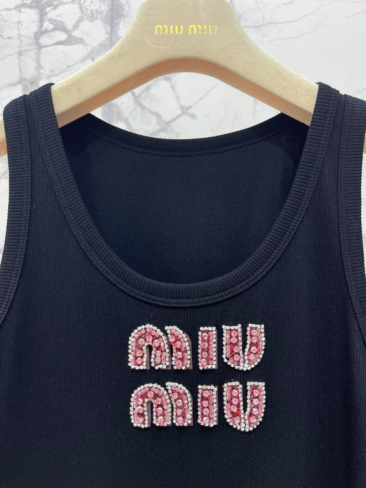 Blusa sin manga letras MM