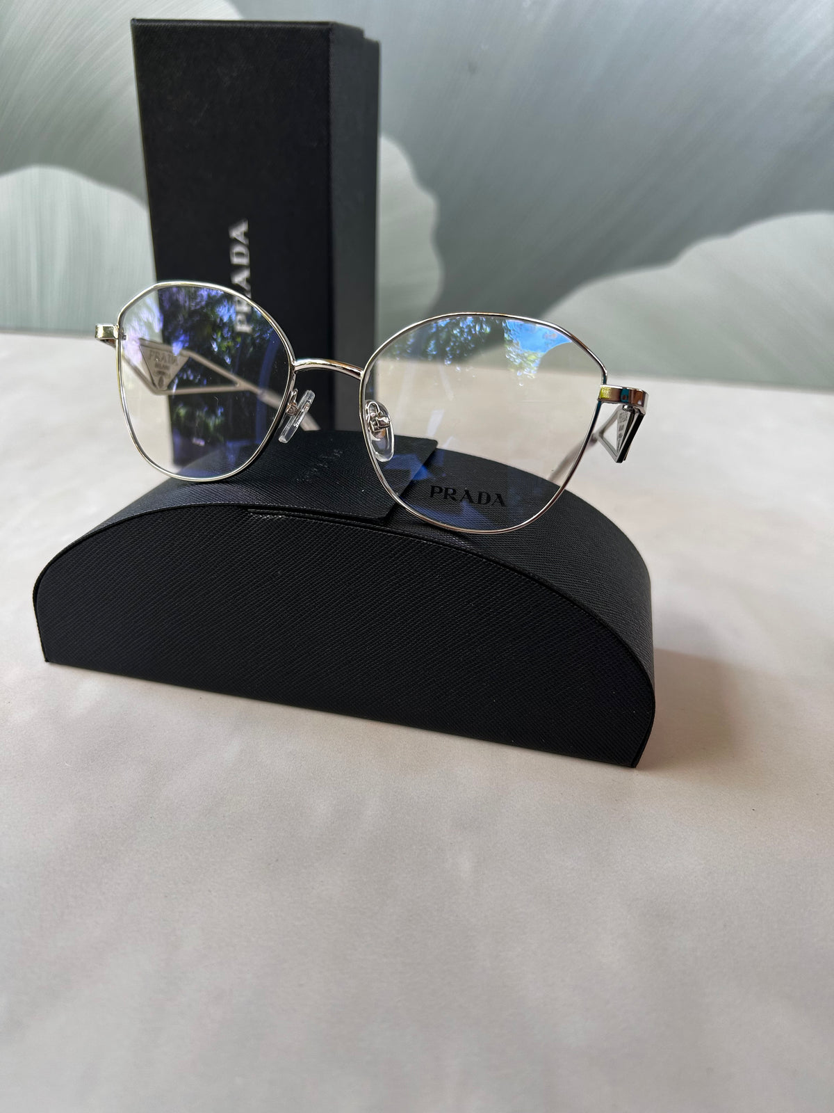 Lentes Prada transparentes